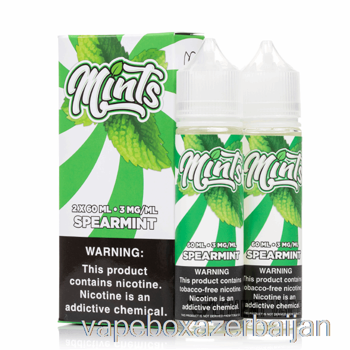 Vape Azerbaijan Spearmint - Mints Vape Co - 120mL 3mg